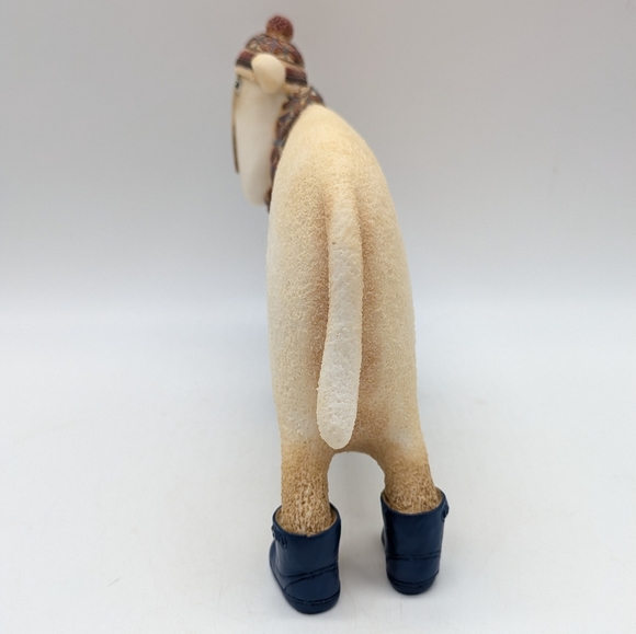 Vintage Enesco Jock Ewe And Me Resin Winter Hat & Scarf Sheep Figure - Picture 4 of 10